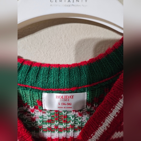 Holiday Time Ugly Christmas Cow Sweater Small - Picture 3 of 4